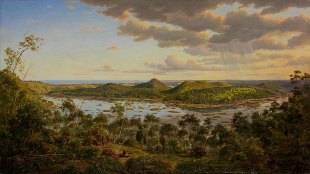 View of Tower Hill, 1855 - Eugene von Guerard 