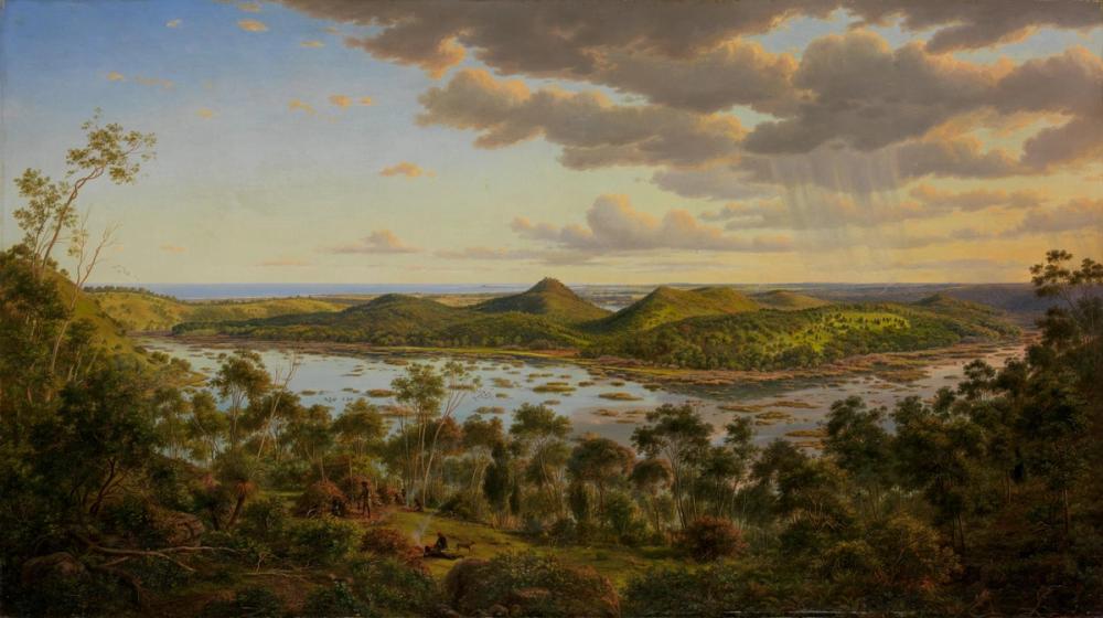 View of Tower Hill, 1855 - Eugene von Guerard