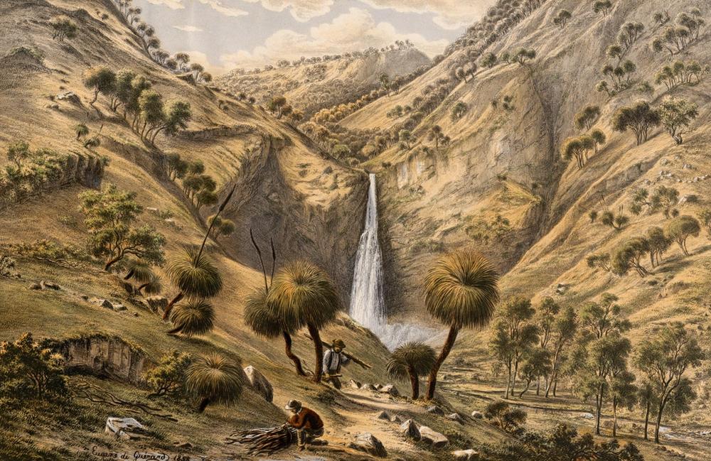 Falls of the First Creek, near Glen Osmond, S.  A., 1866 - Eugene von Guerard 
