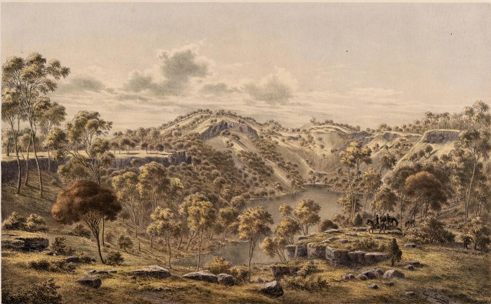 Mount Eccles, Normanby, Victoria, 1866 - Eugene von Guerard 