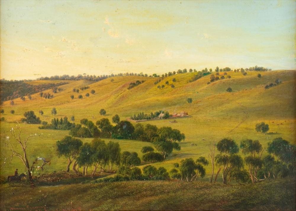 Wannon Parsonage, 1868 - Eugene von Guerard 