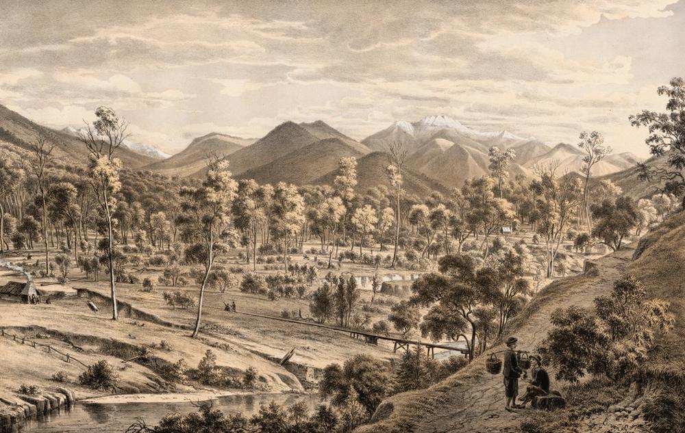 The Valley of the Ovens River, 1866 - Eugene von Guerard