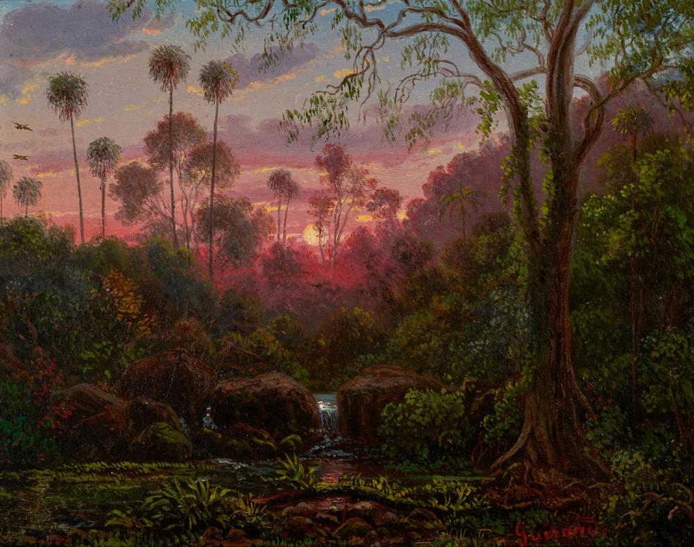 Americkan Creek near Woolongong, 1859 - Eugene von Guerard
