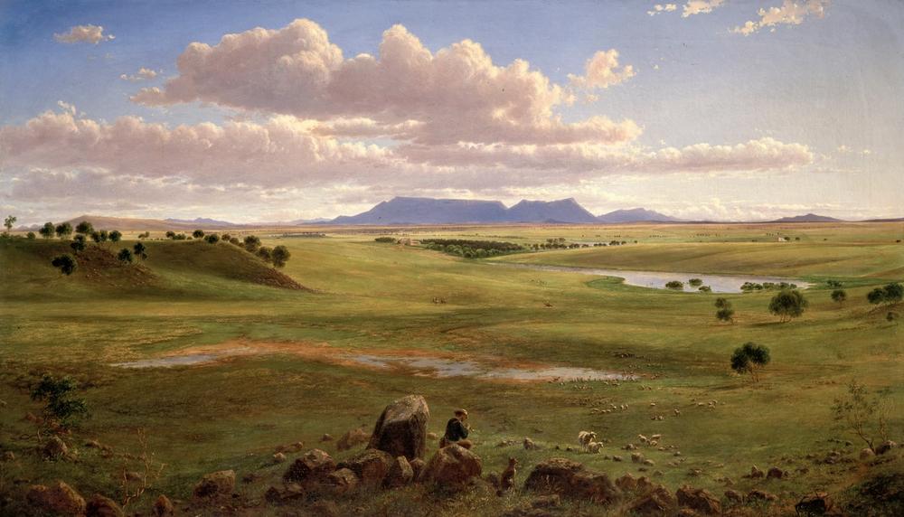 Stoneleigh, Beaufort near Ararat, Victoria, 1866 - Eugene von Guerard 