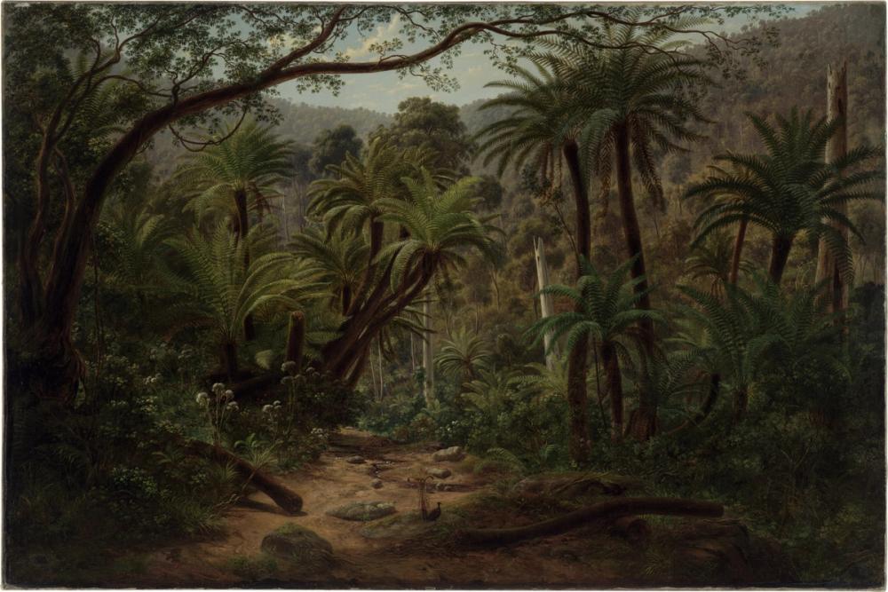 Ferntree Gully, Dandenong Ranges, 1857 - Eugene von Guerard 