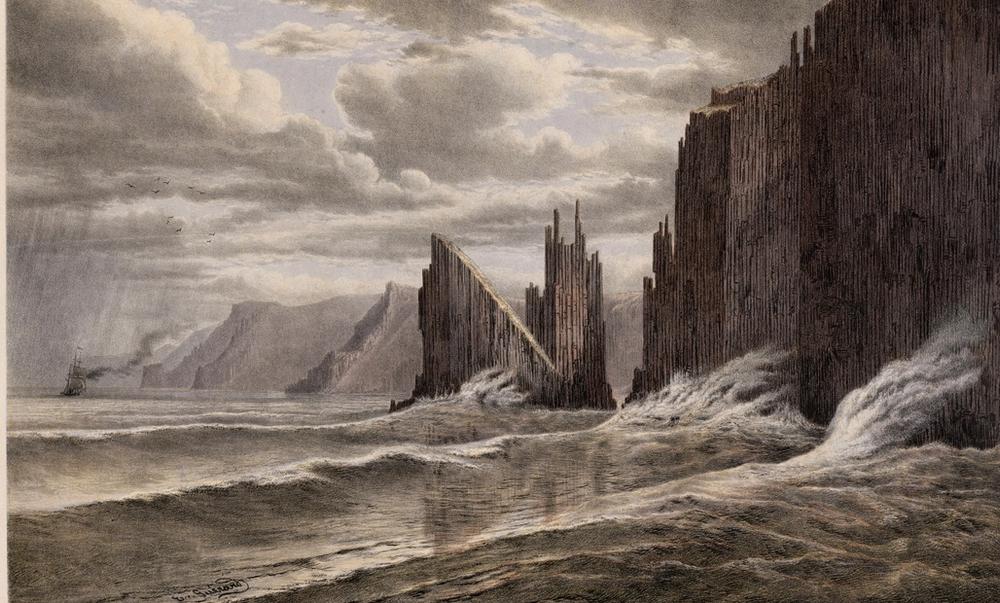 South end of Tasman's Island, 1866 - Eugene von Guerard
