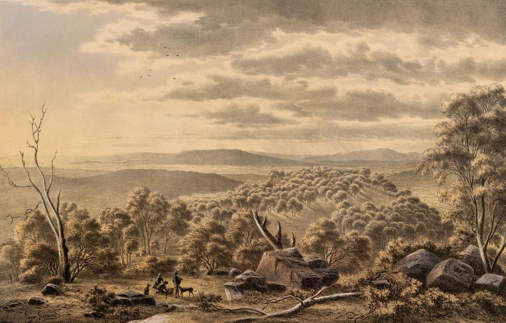 View from the Summit of Mount Lofty, South Australia, 1866 - Eugene von Guerard