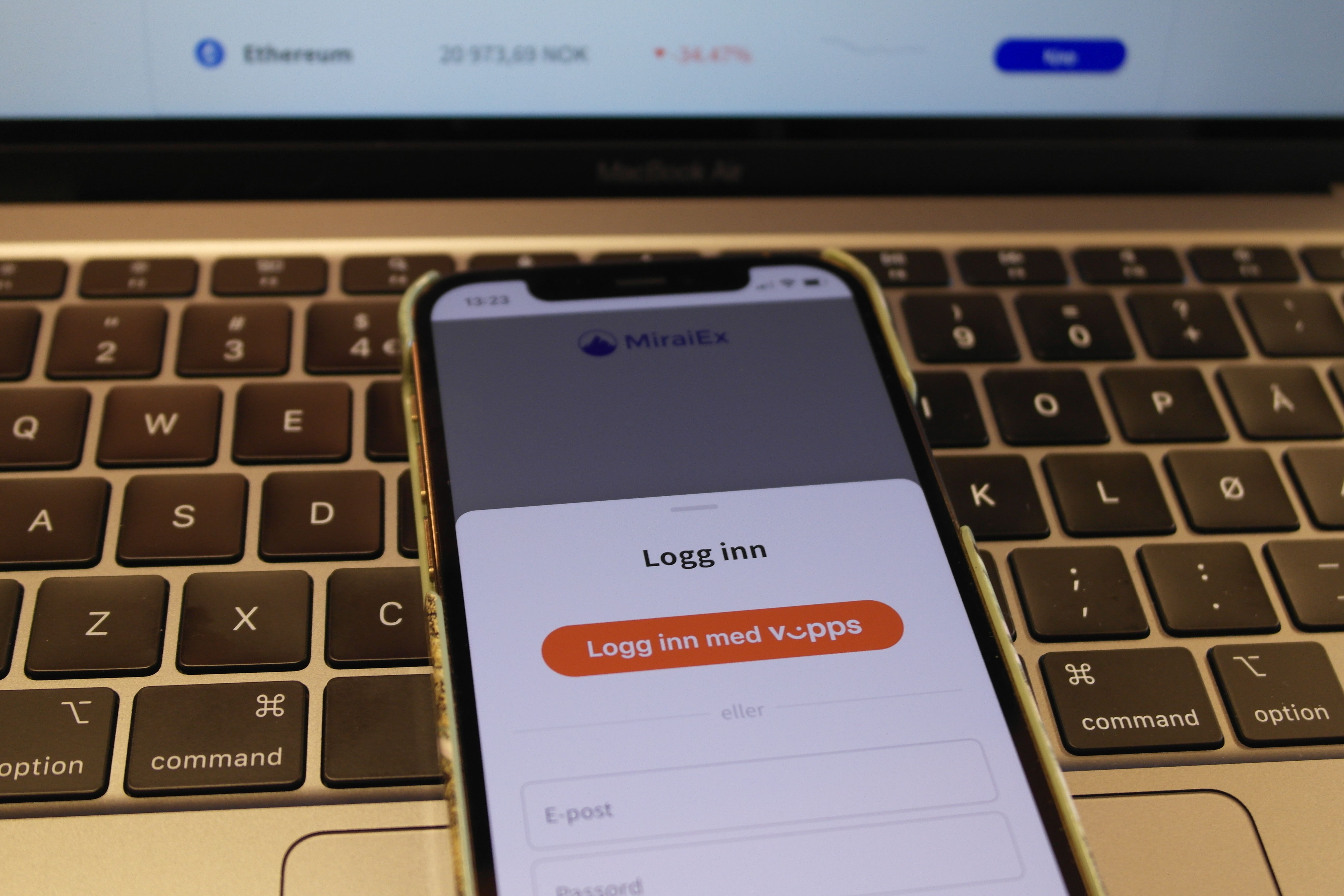 Logg inn på Firi med Vipps