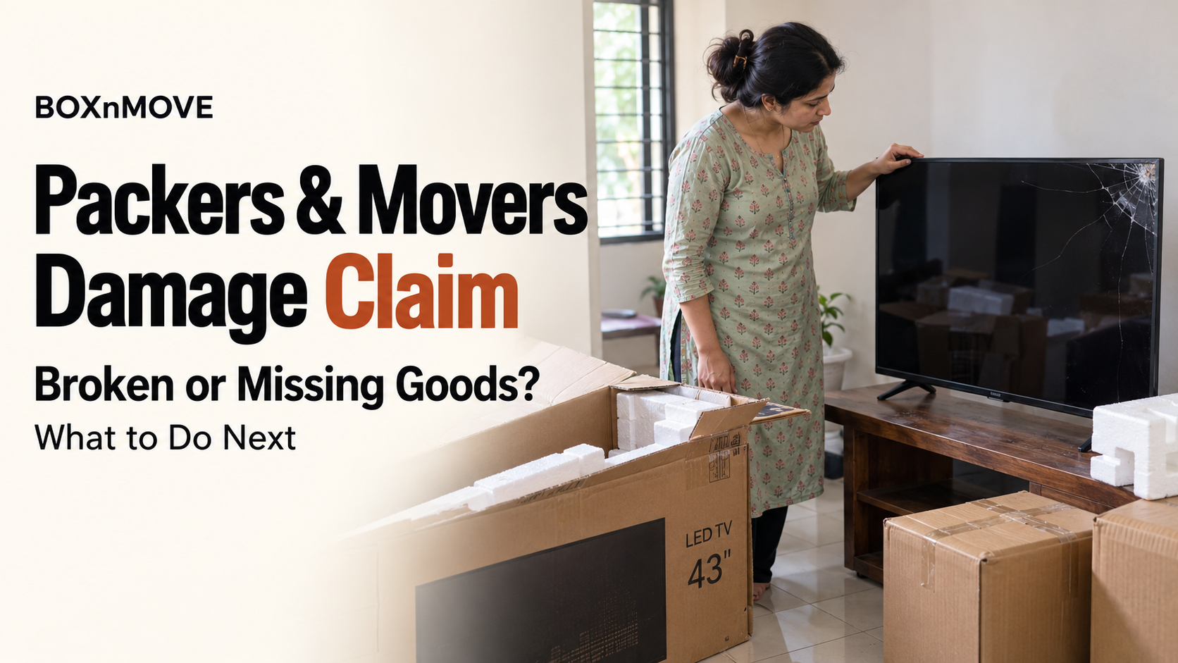 packers and movers damage claim