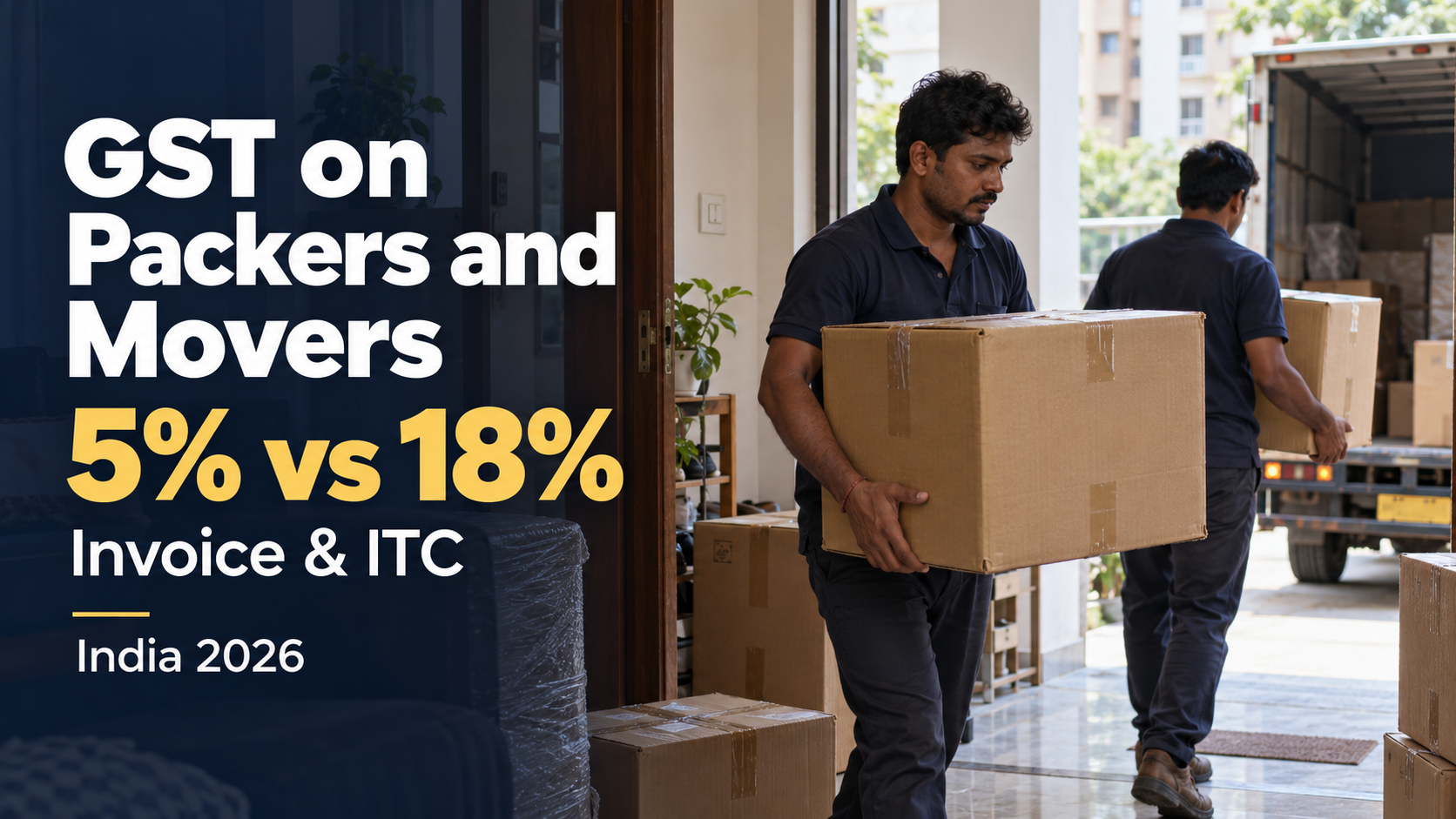 gst on packers and movers services