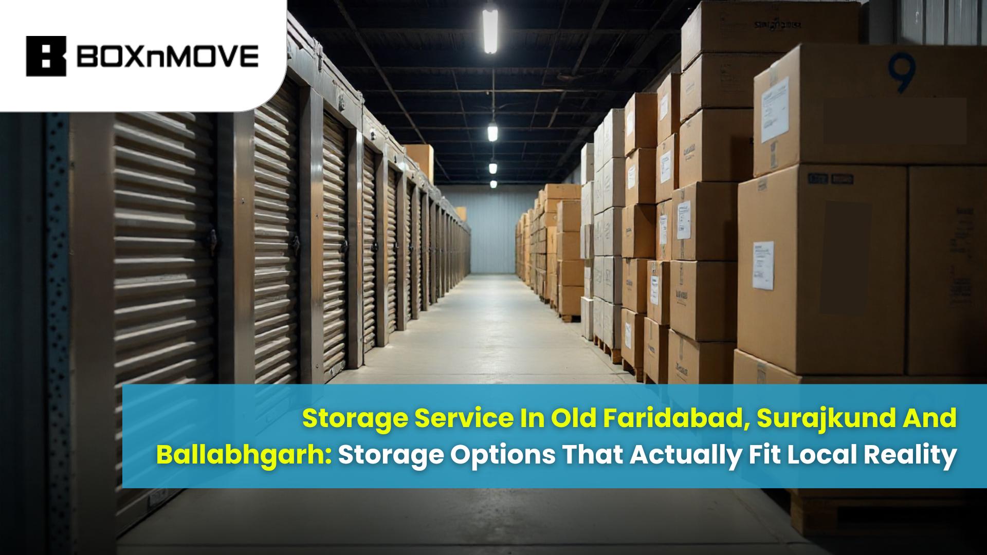 Storage unit in Old Faridabad Storage unit in Old Faridabad