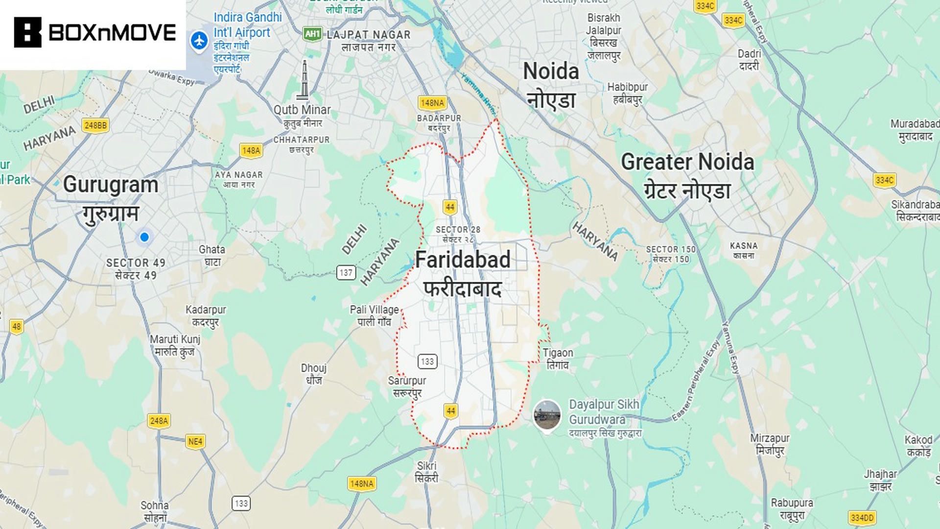 affordable places to live in faridabad
