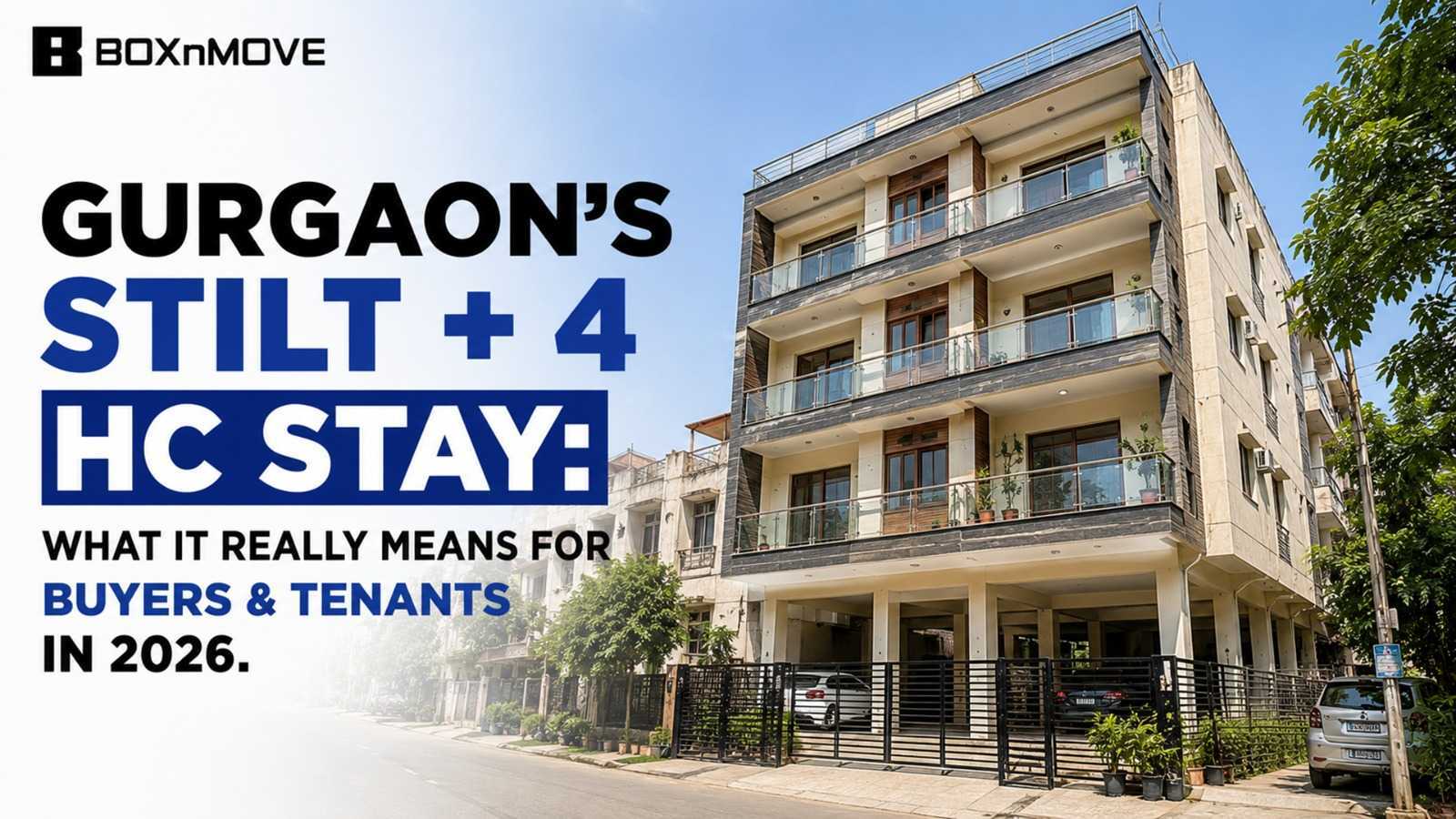 stilt and 4 new construction ban in gurgaon