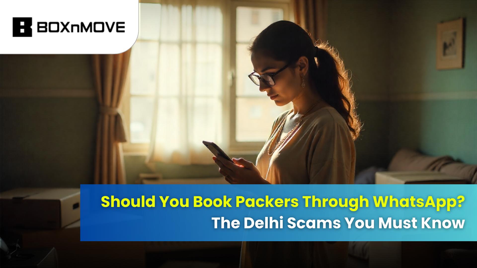 Women looking in phone for verified packers and movers in Delhi. Women looking in phone for verified packers and movers in Delhi.