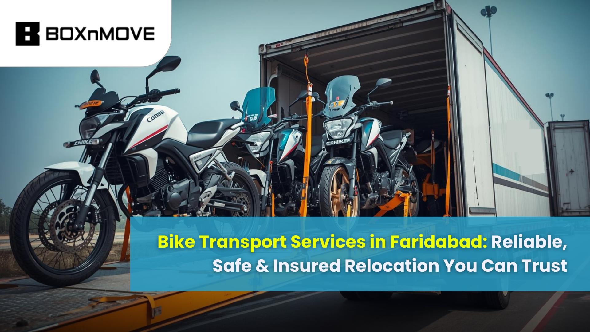 Bikes loaded in Truck. Bikes loaded in Truck.