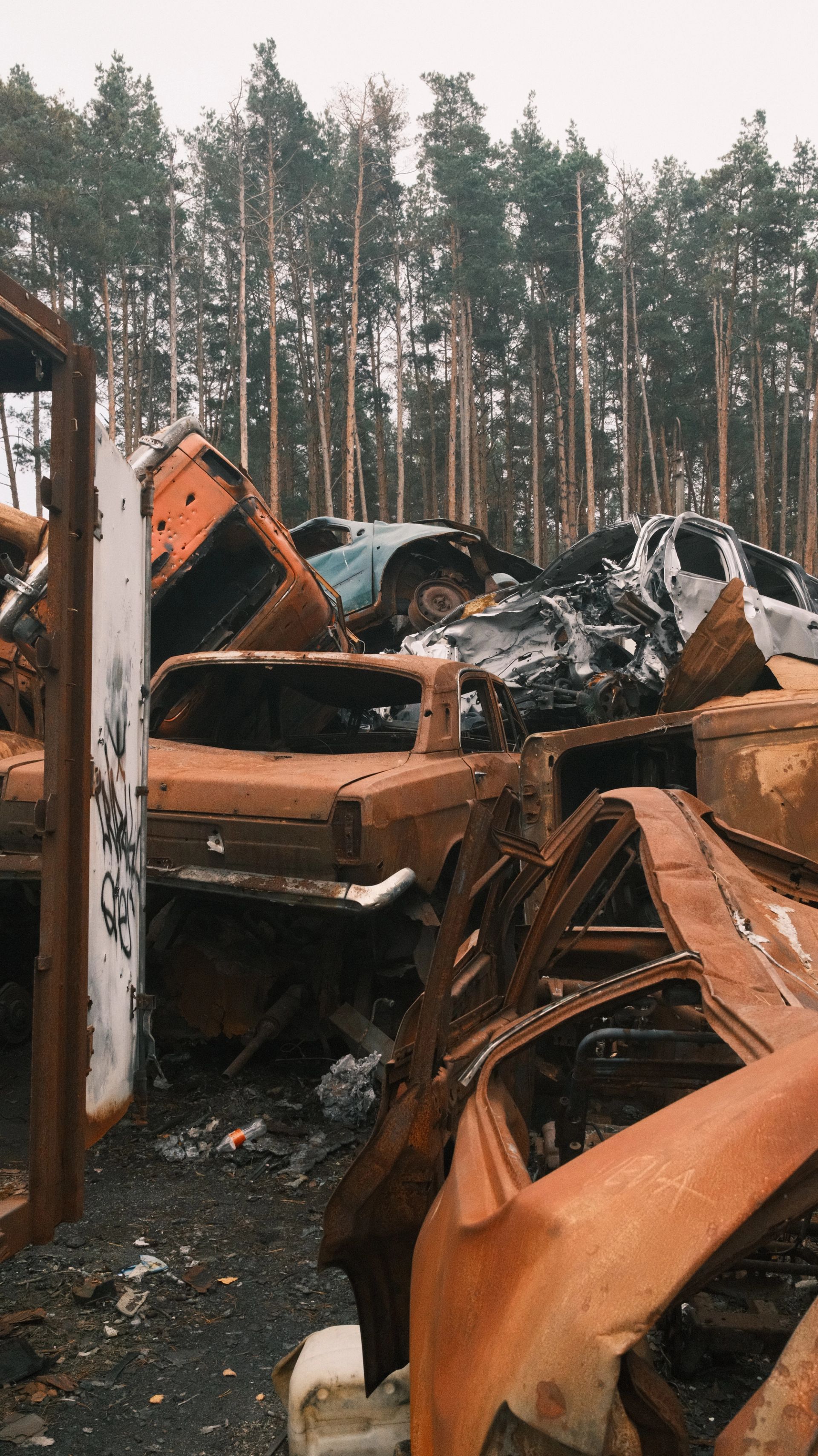 Bucha War-Scarred Vehicle Memorial - Image 7