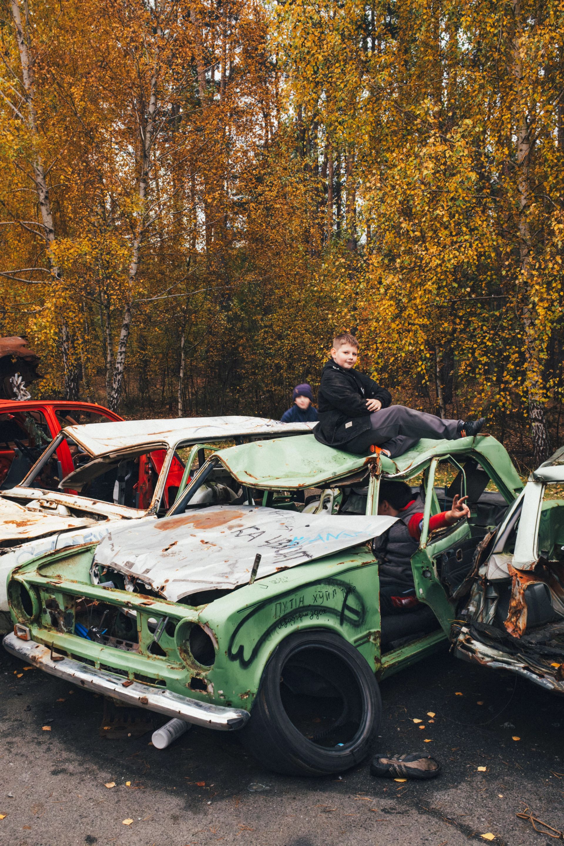 Bucha War-Scarred Vehicle Memorial - Image 9