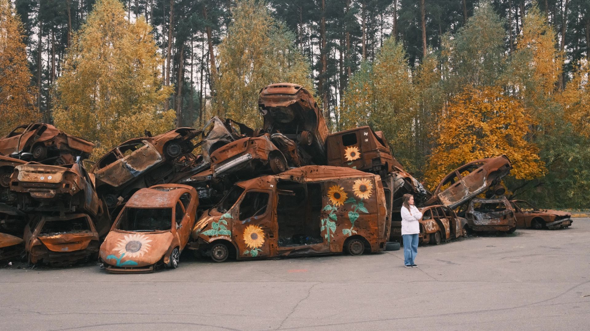 Bucha War-Scarred Vehicle Memorial - Image 1