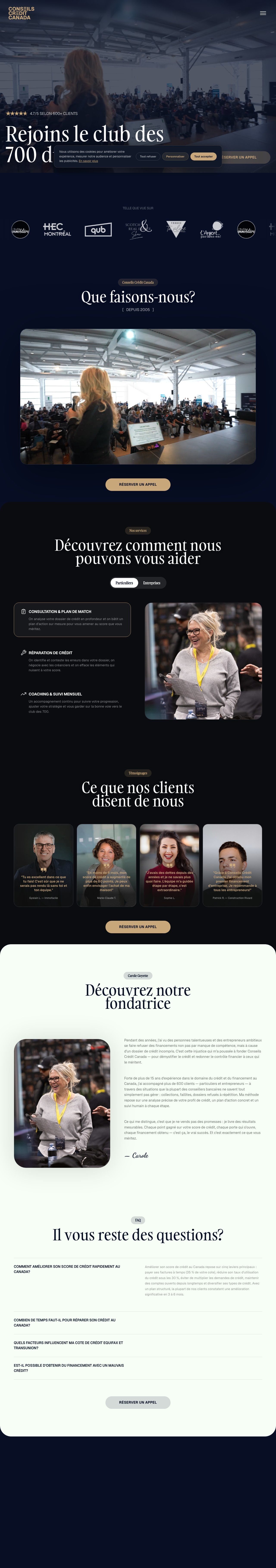 Conseils Crédit Canada