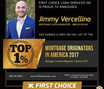 VA Loan specialist named top loan originator.