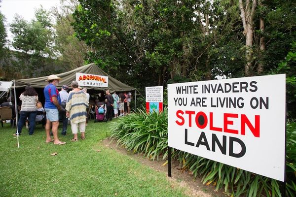 Aboriginal Embassy Tent at the Cairns Indigenous Art Fair