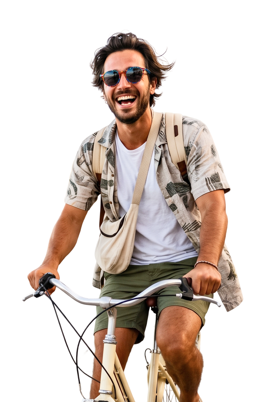 Traveler using Cooee Dutch virtual phone number on mobile