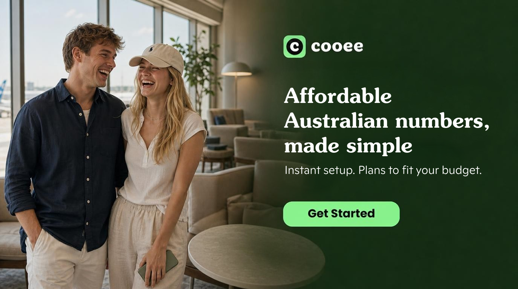Keep your Australian mobile number overseas with Cooee virtual numbers