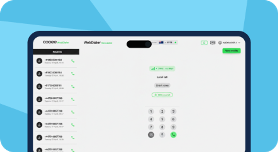 Web-dialer