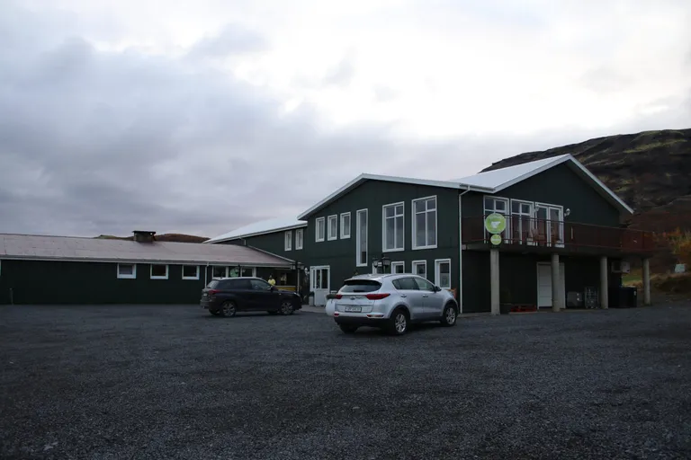 The farmhouse and café at Efstidalur II in Iceland’s Golden Circle.