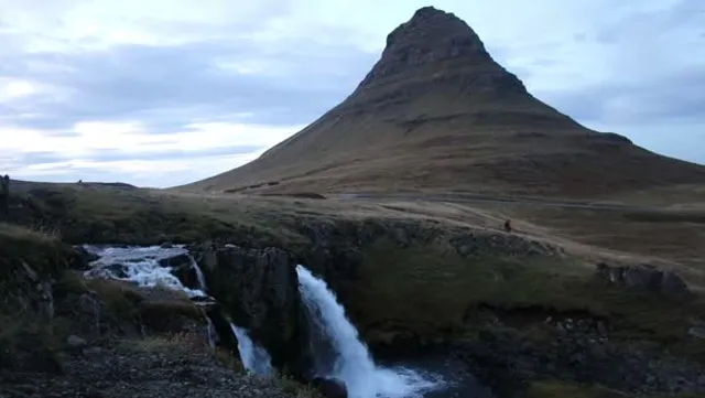 A frame from Kirkjufellsfoss.