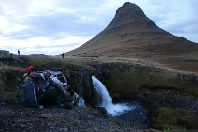 Kirkjufellsfoss Alfred and Justin