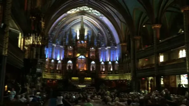 A frame from Inside Notre-Dame Basilica.