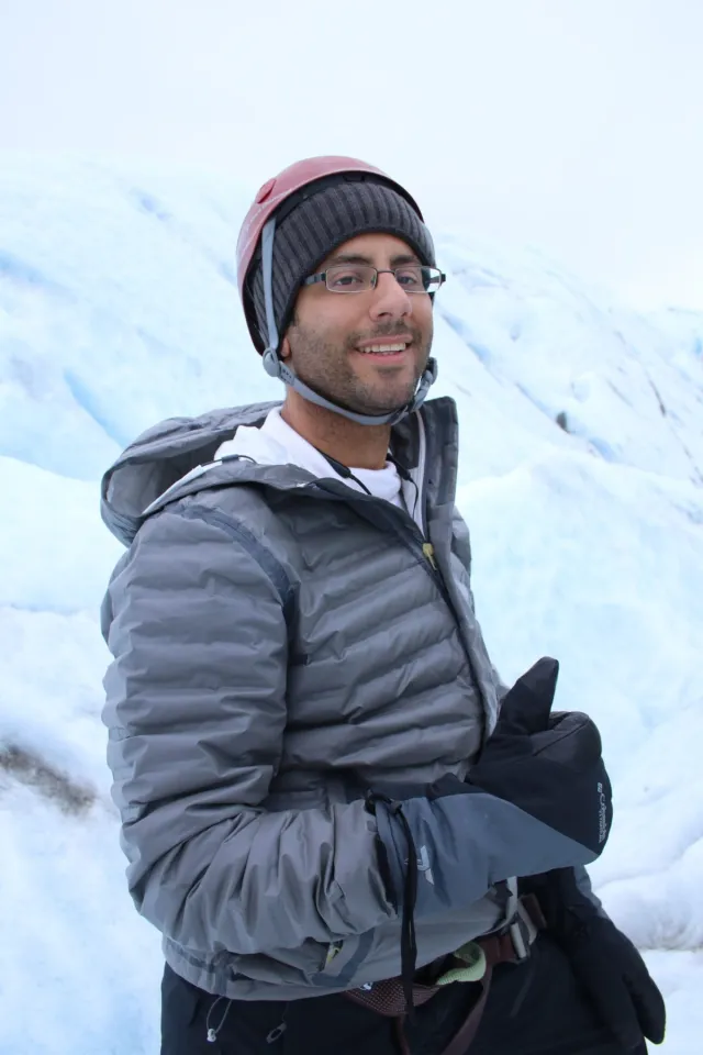 Joe Mid-Way of the Glacier Hike