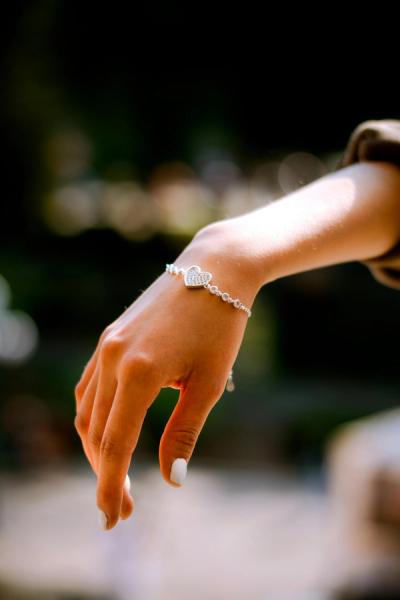 one hand