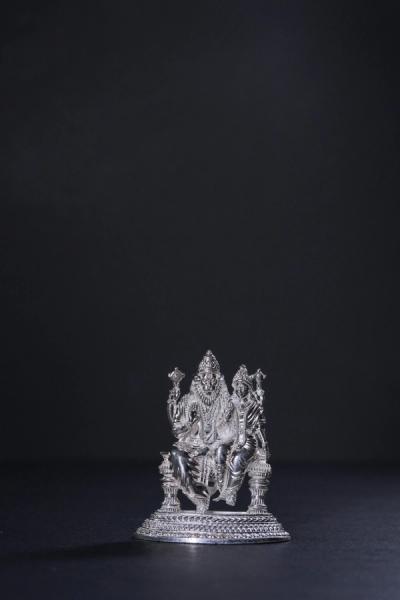 Divine Sri Lakshmi Narasimha Swamy Silver Idol
