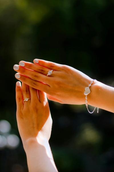 two hands