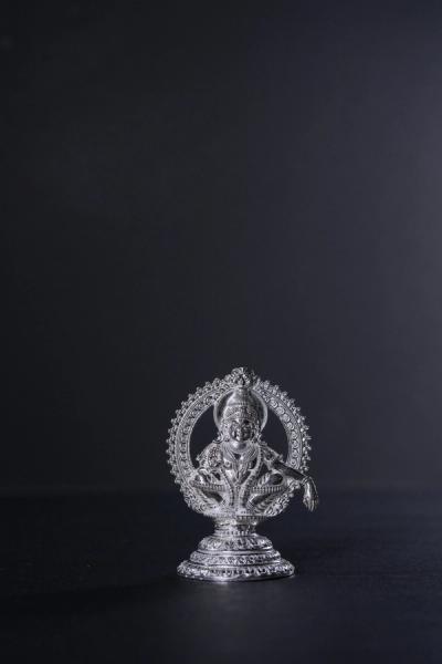 Divine Sri Kumara Swamy Seated Silver Idol