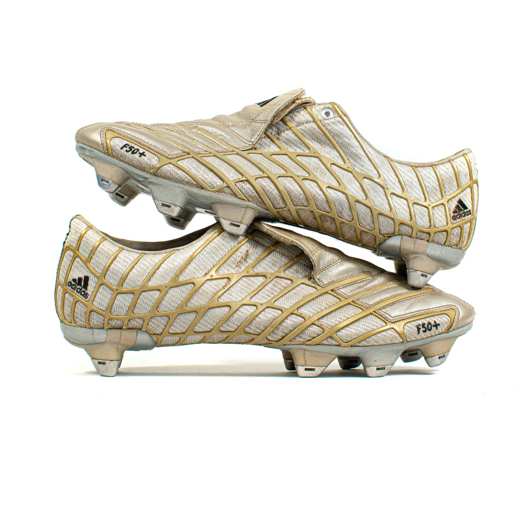 adidas F50+ Spider Gunmetal SG: lateral/side view