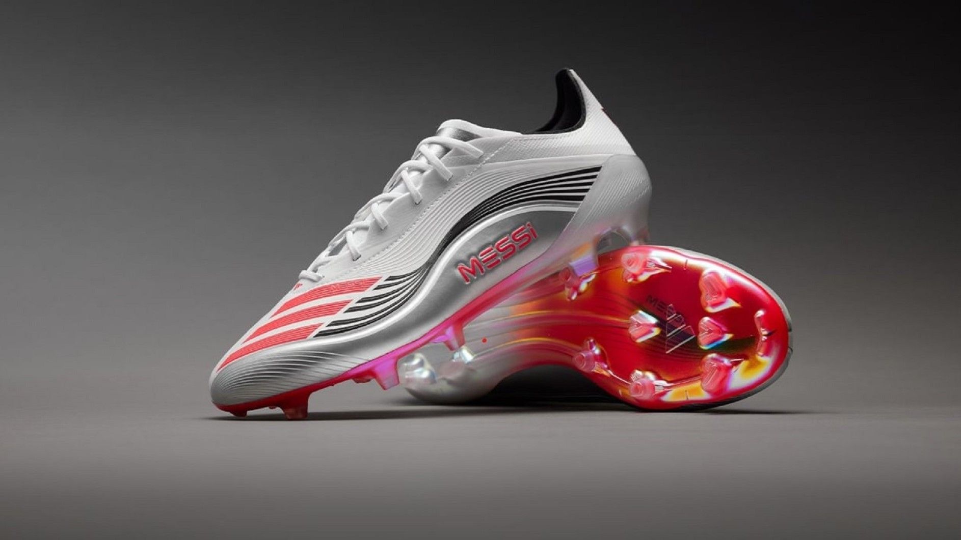 Official adidas newsroom press shot of the F50 Messi Prestig10