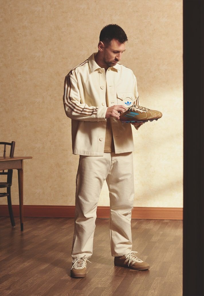 adidas F50 Messi x Bad Bunny heel detail and branding