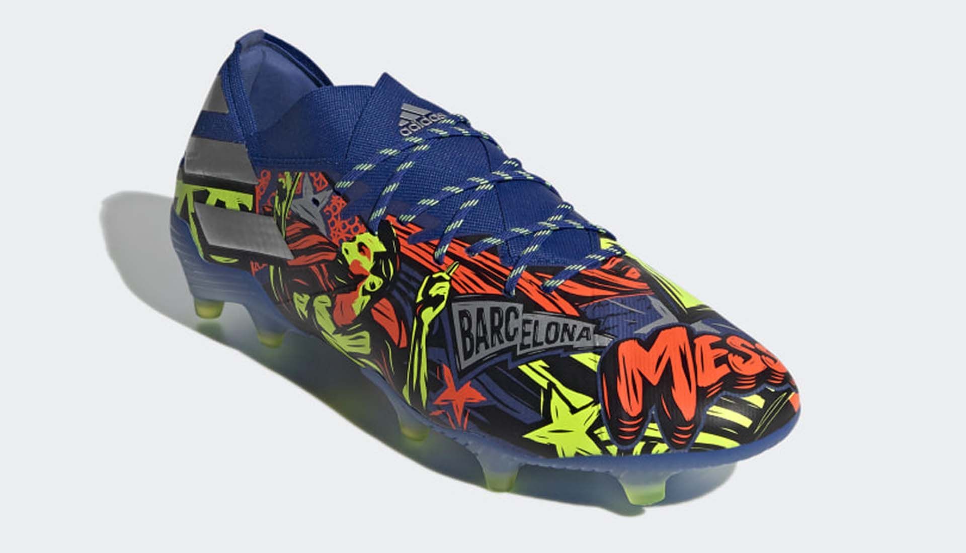 SoccerBible close-up heel/branding detail