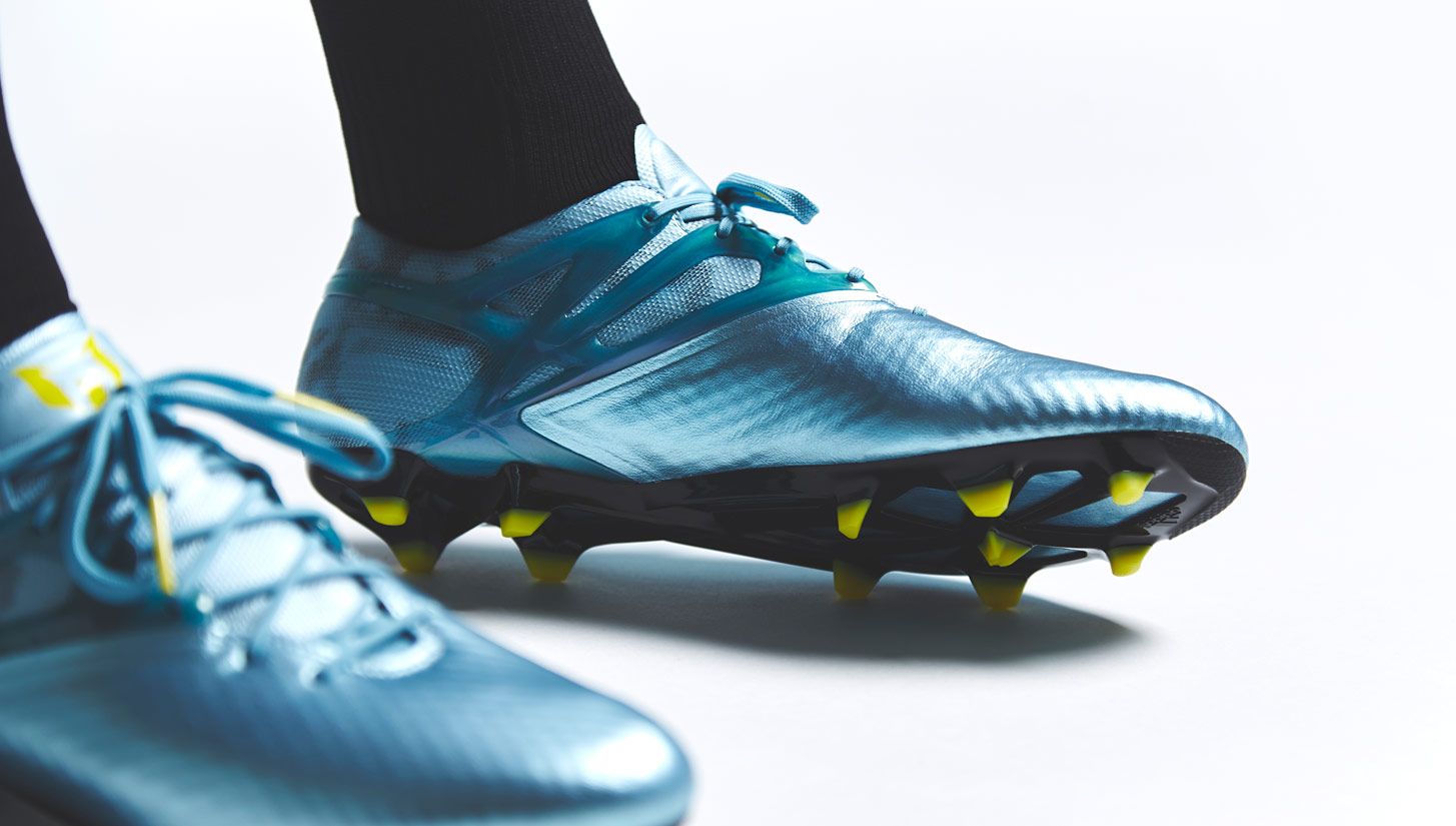 Adidas Messi 15.1 boot, SoccerBible studio shot of second angle