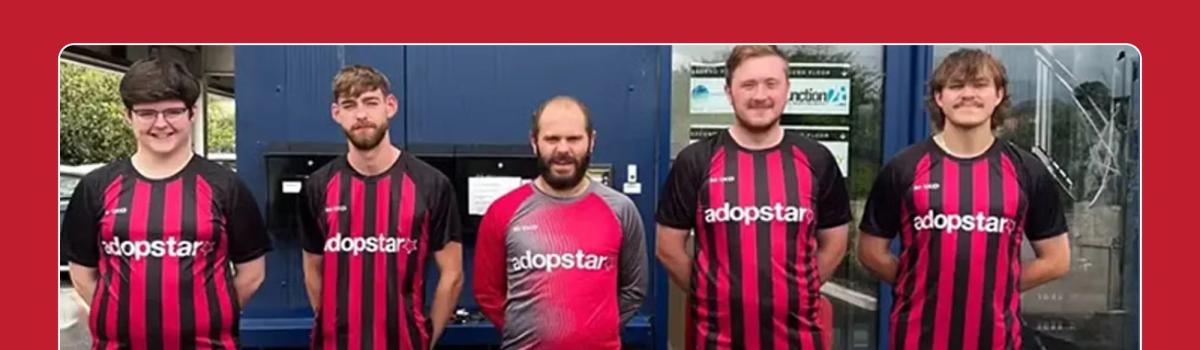 Goal-getters on and off the field- the Adopstar football team!