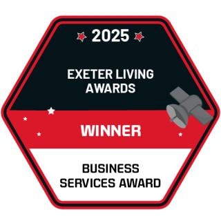 Winner's Award for Business Services from Exeter Living Awards 2025