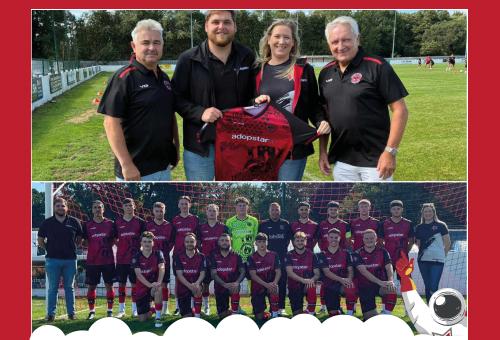 New Men's kit sponsored by Adopstar presentation