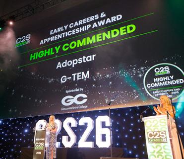  Early Careers & Apprenticeship Award Highly Commended at the C2S Awards