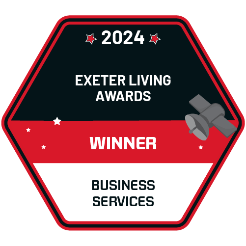Winner's award for Business Services from Exeter Living Awards 2024