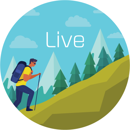 live in a encouraging environment