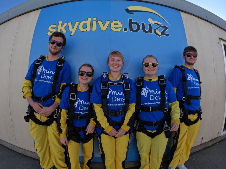 Adopstar team ready for skydive