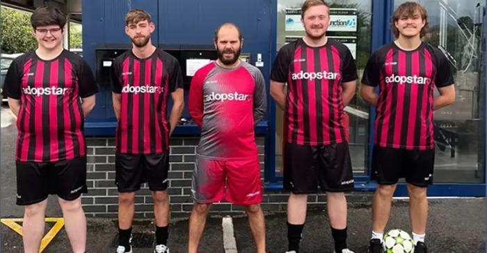 Goal-getters on and off the field- the Adopstar football team!